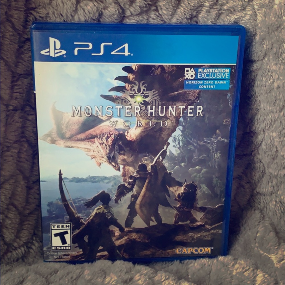 MONSTER HUNTER WORLD - PS4 HARD COPY LIGHTLY USED